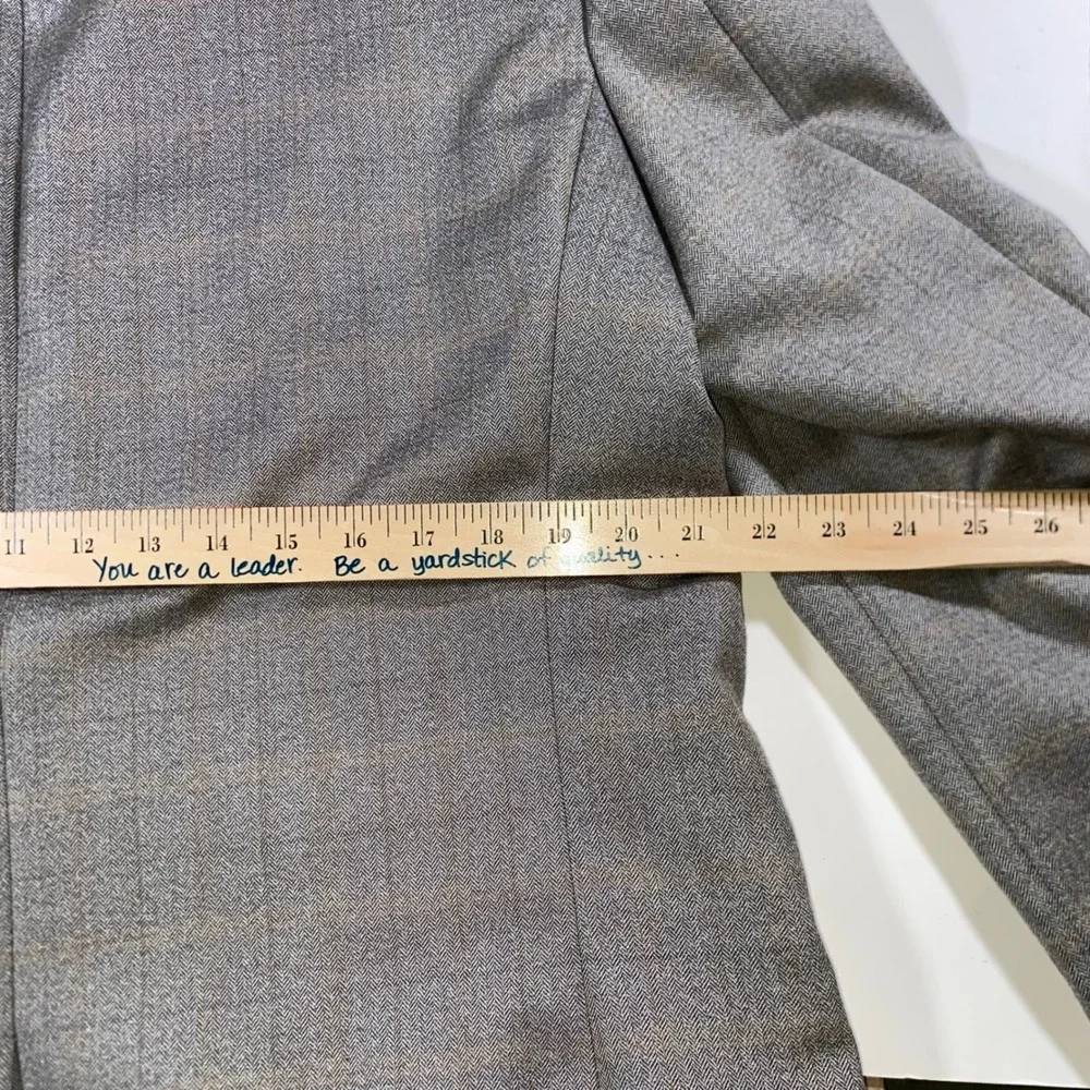 Lauren Ralph Lauren Mens 44L Grey Herringbone Glen Check Blazer Paisley Lining